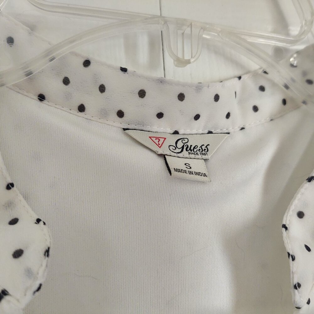 White Guess Polka Dot Dress - Picture 4 of 4